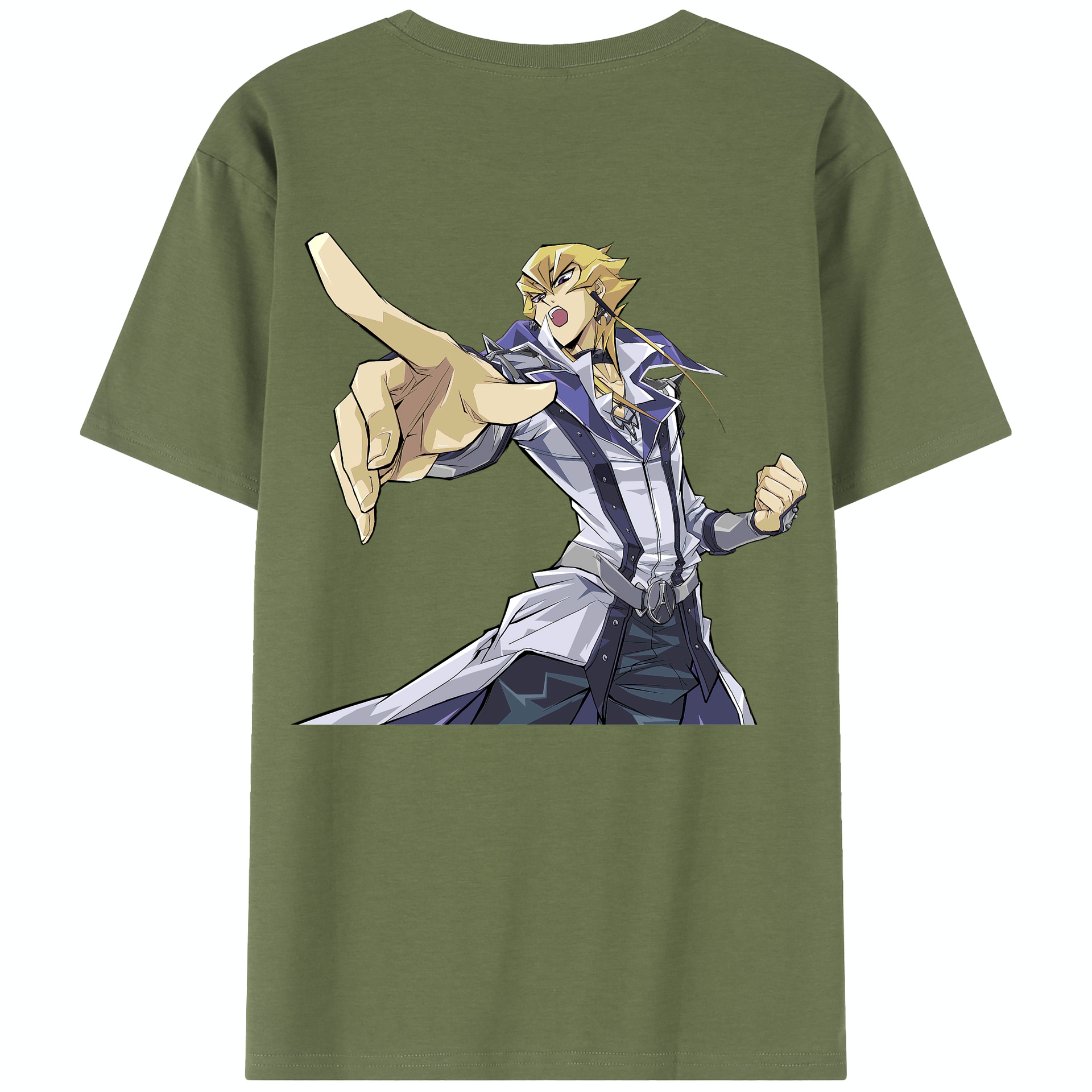 （画像用） 遊☆戯☆王 Yu-Gi-Oh! 綿100％半袖Tシャツ（背面プリント）